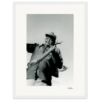 Everyday Hero Framed print 30x40 cm / 12x16″ White frame 19