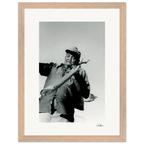 Everyday Hero Framed print 30x40 cm / 12x16″ Wood frame 34