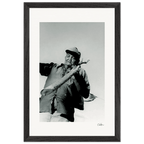 Everyday Hero Framed print 30x45 cm / 12x18″ Black frame 57