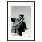 Everyday Hero Framed print 30x45 cm / 12x18″ Black frame 65