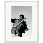 Everyday Hero Framed print 40x50 cm / 16x20″ White frame 10