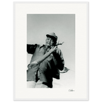 Everyday Hero Framed print 45x60 cm / 18x24″ White frame 13