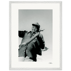 Everyday Hero Framed print 45x60 cm / 18x24″ White frame 21