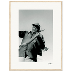 Everyday Hero Framed print 45x60 cm / 18x24″ Wood frame 36