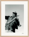 Everyday Hero Framed print 45x60 cm / 18x24″ Wood frame 32