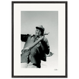 Everyday Hero Framed print 50x70 cm / 20x28″ Black frame 40