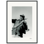 Everyday Hero Framed print 50x70 cm / 20x28″ Black frame 71