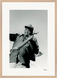 Everyday Hero Framed print 50x70 cm / 20x28″ Wood frame 37