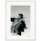 Everyday Hero Framed print 60x80 cm / 24x32″ White frame 20