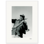 Everyday Hero Framed print 60x80 cm / 24x32″ White frame 7
