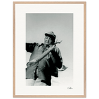 Everyday Hero Framed print 60x80 cm / 24x32″ Wood frame 39