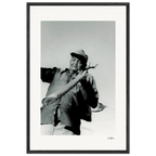 Everyday Hero Framed print 60x90 cm / 24x36″ Black frame 52