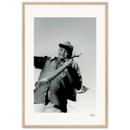 Everyday Hero Framed print 60x90 cm / 24x36″ Wood frame 38