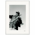 Everyday Hero Framed print 70x100 cm / 28x40″ White frame 9