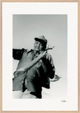 Everyday Hero Framed print 70x100 cm / 28x40″ Wood frame 26