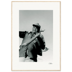 Everyday Hero Framed print 70x100 cm / 28x40″ Wood frame 31