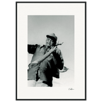 Everyday Hero Framed print A1 (59.4 x 84.1 cm) Black frame 77
