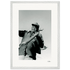 Everyday Hero Framed print A2 (42 x 59.4 cm) White frame 13