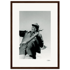 Everyday Hero Framed print A3 (29.7 x 42 cm) Dark wood frame 49