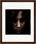 Face It Framed print 20x25 cm / 8x10″ Dark wood frame 24