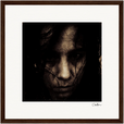 Face It Framed print 30x30 cm / 12x12″ Dark wood frame 26