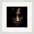 Face It Framed print 30x30 cm / 12x12″ White frame 8