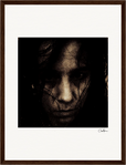 Face It Framed print 30x40 cm / 12x16″ Dark wood frame 27