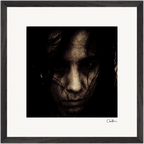 Face It Framed print 40x40 cm / 16x16″ Black frame 31