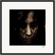 Face It Framed print 40x40 cm / 16x16″ Black frame 38