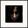 Face It Framed print 50x50 cm / 20x20″ Black frame 40