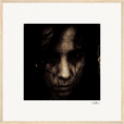 Face It Framed print 50x50 cm / 20x20″ Wood frame 22
