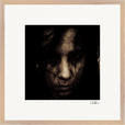 Face It Framed print 50x50 cm / 20x20″ Wood frame 23