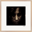 Face It Framed print 50x50 cm / 20x20″ Wood frame 23