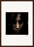 Face It Framed print A3 (29.7 x 42 cm) Dark wood frame 32