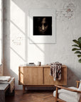 Face It Framed print 60x80 cm / 24x32″ White frame in interior