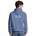 Faith - "The Unwritten Path" Hoodie Blue XS 4
