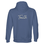 Faith - "The Unwritten Path" Hoodie Blue XS 2