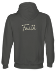 Faith Hoodie "The Unwritten Path"charcoal melange 30