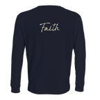 Faith - "The Unwritten Path" Long sleeve French Navy XS 2