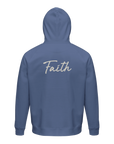 Faith - "The Unwritten Path" Hoodie Blue XS 2