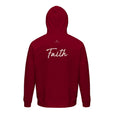 Faith - "The Unwritten Path" Hoodie Burgundy 2