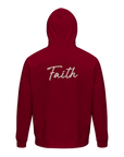 Faith - "The Unwritten Path" Hoodie Burgundy XS 2