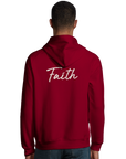 Faith - "The Unwritten Path" Hoodie Burgundy XS 4
