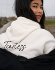 Fearless - "Face It" Hoodie Off White XS 6