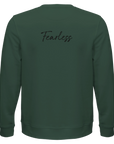 Fearless - "Face It" Sweatshirt Bottle Green XS 11