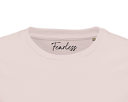 Fearless - "Face It" T-shirt Pale Pink XS 2