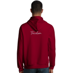 Freedom - "Hat On" Hoodie Burgundy XS 4