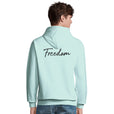Freedom - "Hat On" Hoodie arctic blue 5