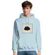 Freedom - "Hat On" Hoodie creamy blue 3