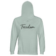 Freedom - "Hat On" Hoodie creamy green 3
